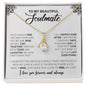 To My Beautiful Soulmate | I Love You, Forever & Always - Alluring Beauty necklace