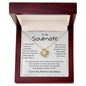 To My Soulmate | I Love You Forever & Always - Love Knot Necklace