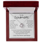 To My Soulmate | I Love You Forever & Always - Love Knot Necklace