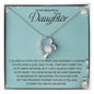 To My Beautiful Daughter | I Will Always Carry You In My Heart - Forever Love Necklace